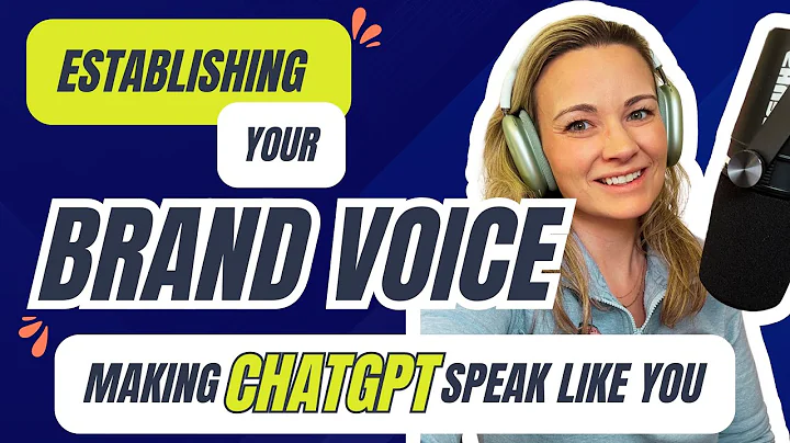 How to Establish Your Brand Voice — Making ChatGPT Speak Like You #brandvoice #chatgpttips #chatgpt