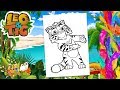 Coloring Leo &amp; Tig : Tig Coloring Book &amp; Pages