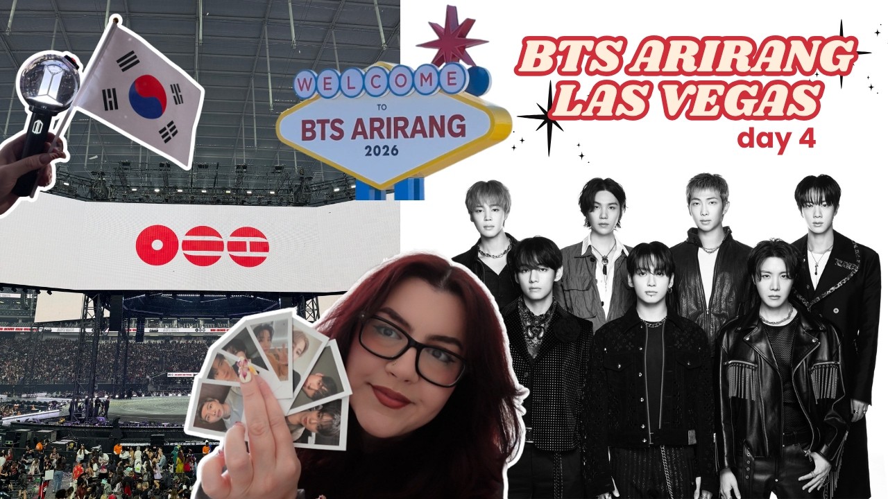BTS LAS VEGAS ARIRANG TOUR | my first BTS concert ₊˚⊹⋆