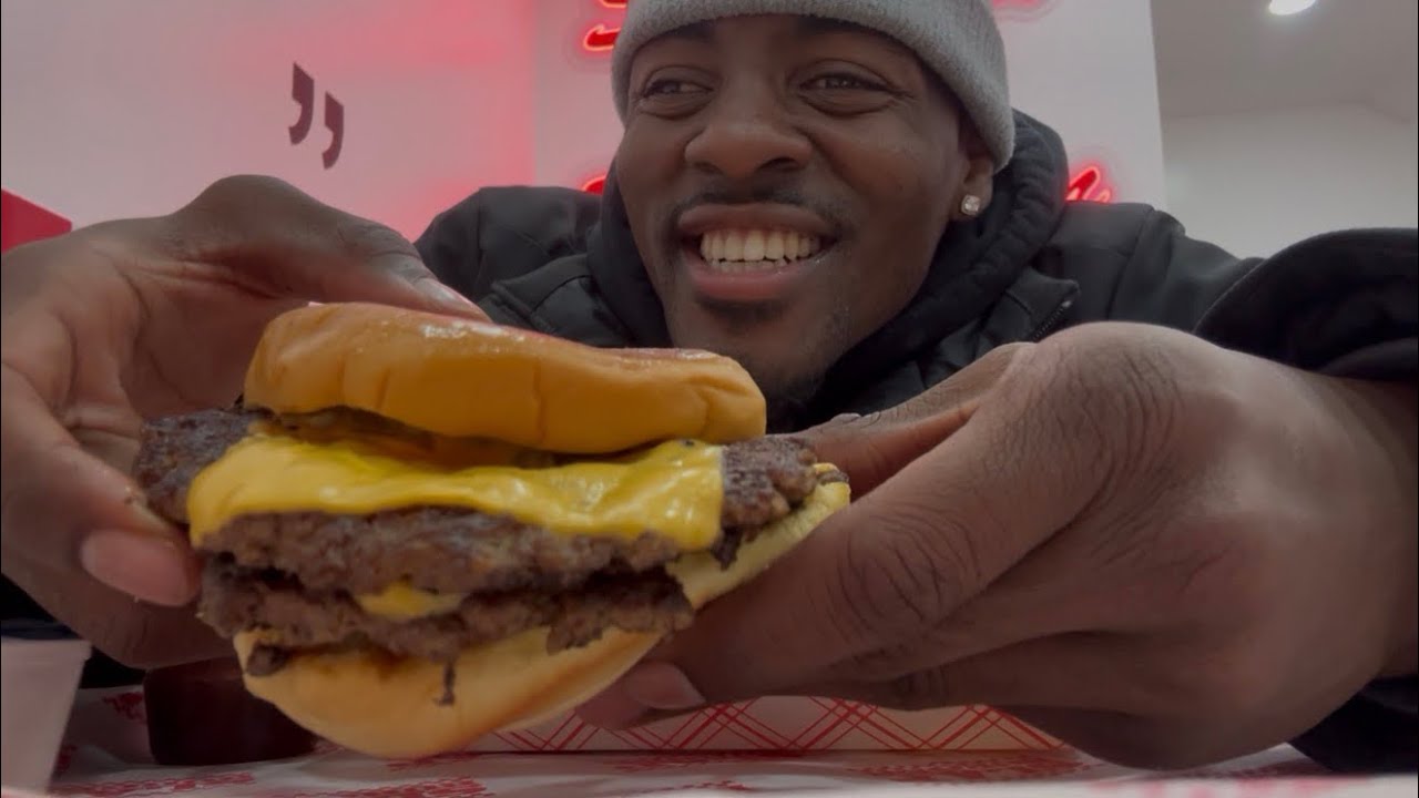 Лучшее место, где подают бургеры в Нью-Йорке | Лучший бургер в Америке | Мукбанг | Смэшбургер