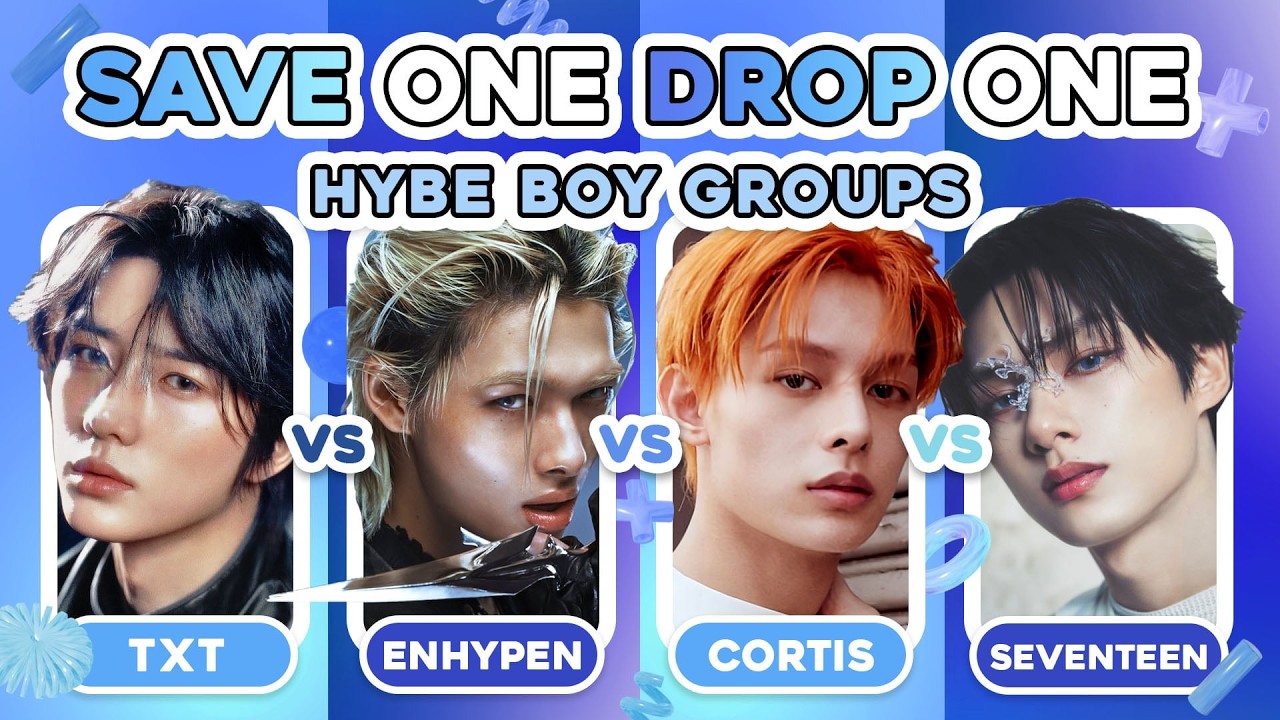 🔥👑 WHO IS HYBE’S ULTIMATE BOY GROUP? | SAVE ONE DROP ONE K-POP 👑🔥