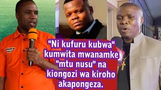 Mbarikiwa awaweka sawa Mwamposa na Harmonize. Kumwita mwanamke, 'MTU NA NUSU' ni 'KUFURU KUBWA'