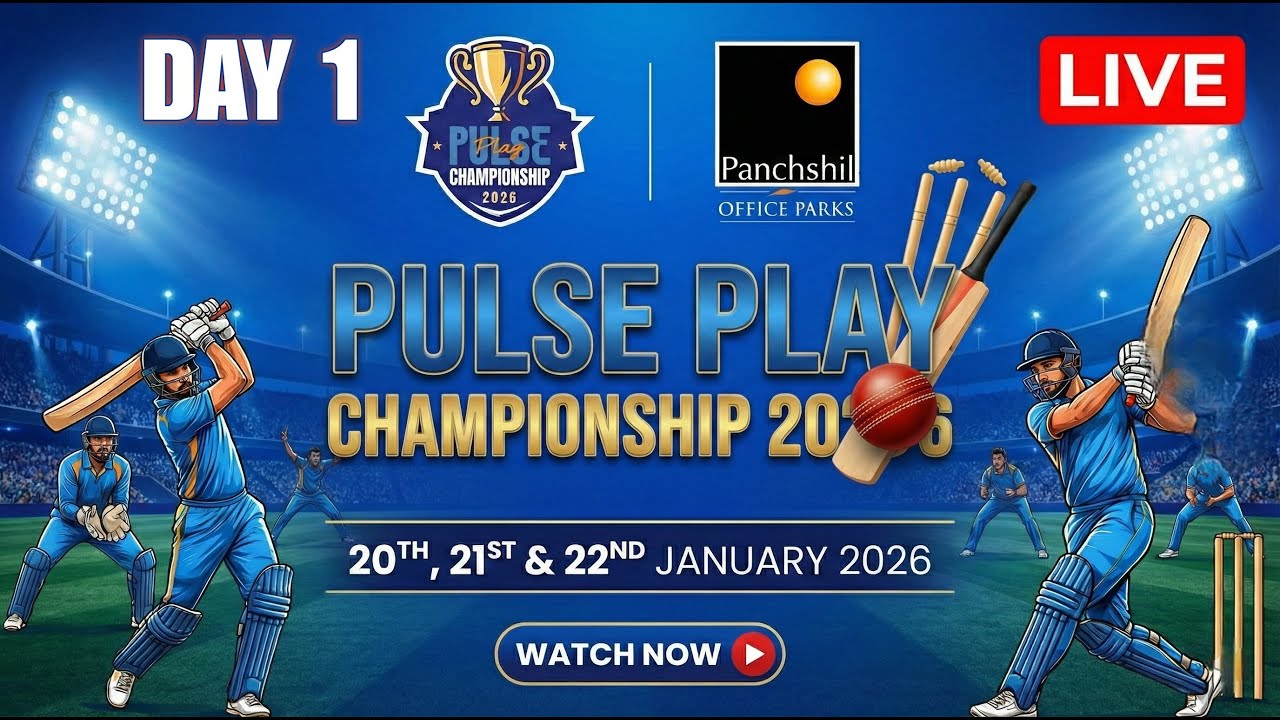 🔴 ​Pulse Plus Championship 2026 | Day 1 LIVE | Panchshil Office Parks | MS LIVE