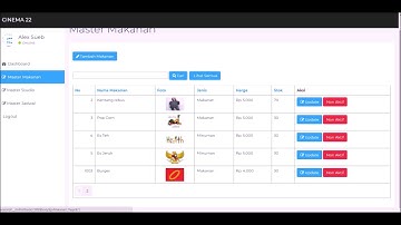 ASP.NET Projek Pemrograman 4 Aplikasi pemesanan tiket bioskop Cinema 22