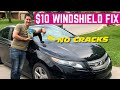 How To REPAIR A Windshield Chip or Crack At HOME For $10 *Saved $500*