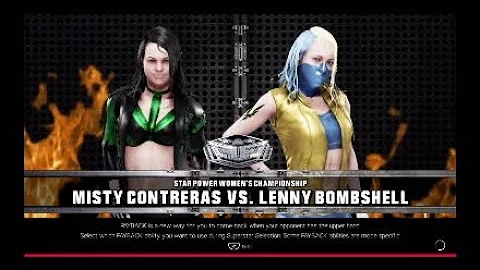 DOEW Blaze And Glory Misty Contreras vs Lenny Bomb...
