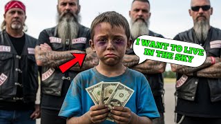 Little Boy With Black Eye Paid a Hell’s Angel 9$ to Help Him—What He Asked Left the Biker Shocked