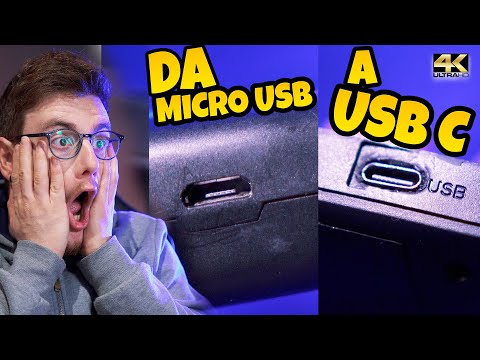 MODIFICA DA MICRO USB A USB C - CARICAMENTE ITA 4K