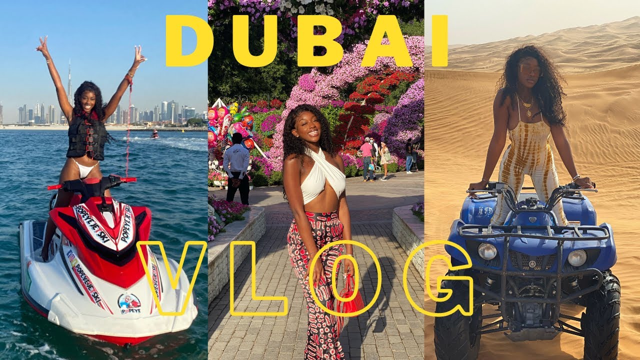 NEW YEARS IN DUBAI VLOG| Five Palm Jumeirah, Jet Skiing, Fireworks, Dinner in the Sky, Safari +more!