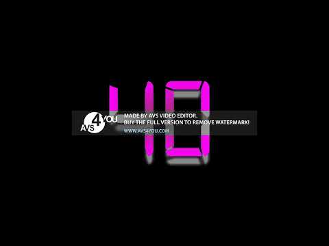 COUNTDOWN TIMER v17 Clock is broken   defekte Digital Uhr   timer sound ! 1 minute