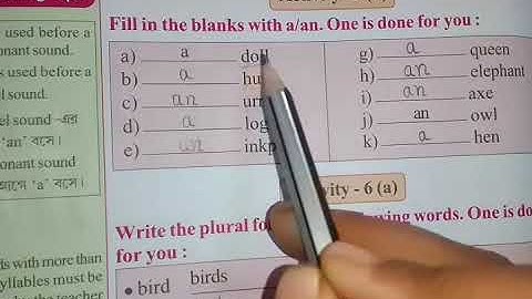 Class iii, Wings, Part-1,activities 5(b),6(a).