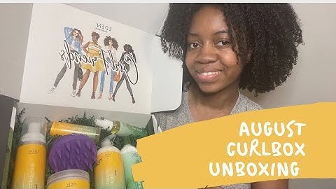August Eden BodyWorks Curl Box Unboxing