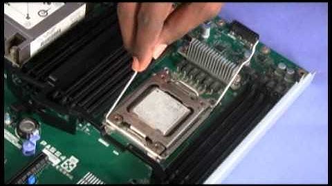 IBM iData Plex Remove a Microprocessor and Heat Sink