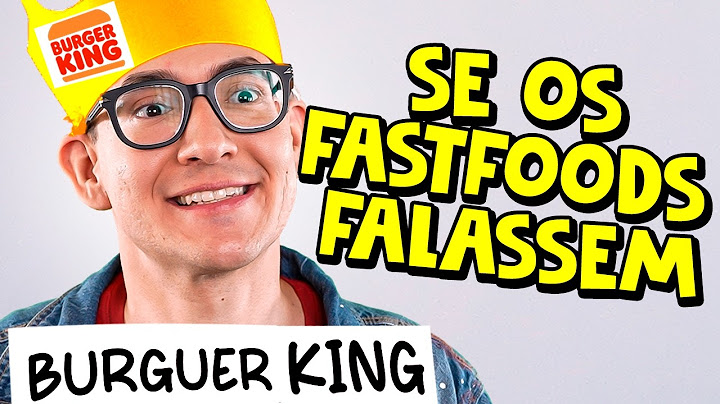 SE OS FASTFOODS FOSSEM PESSOAS I Falaidearo