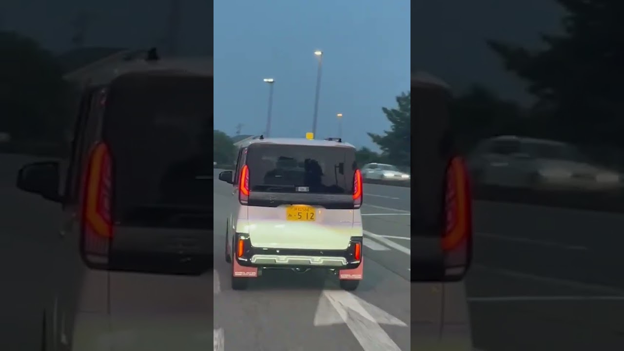 デリカミニ新型フルLEDテールランプを装着して走行してみた！ 