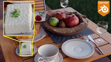 How to make cheese in Blender (Geometry Nodes) | Blender tutorial