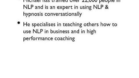 Story Telling Secrets - NLP Metaphors