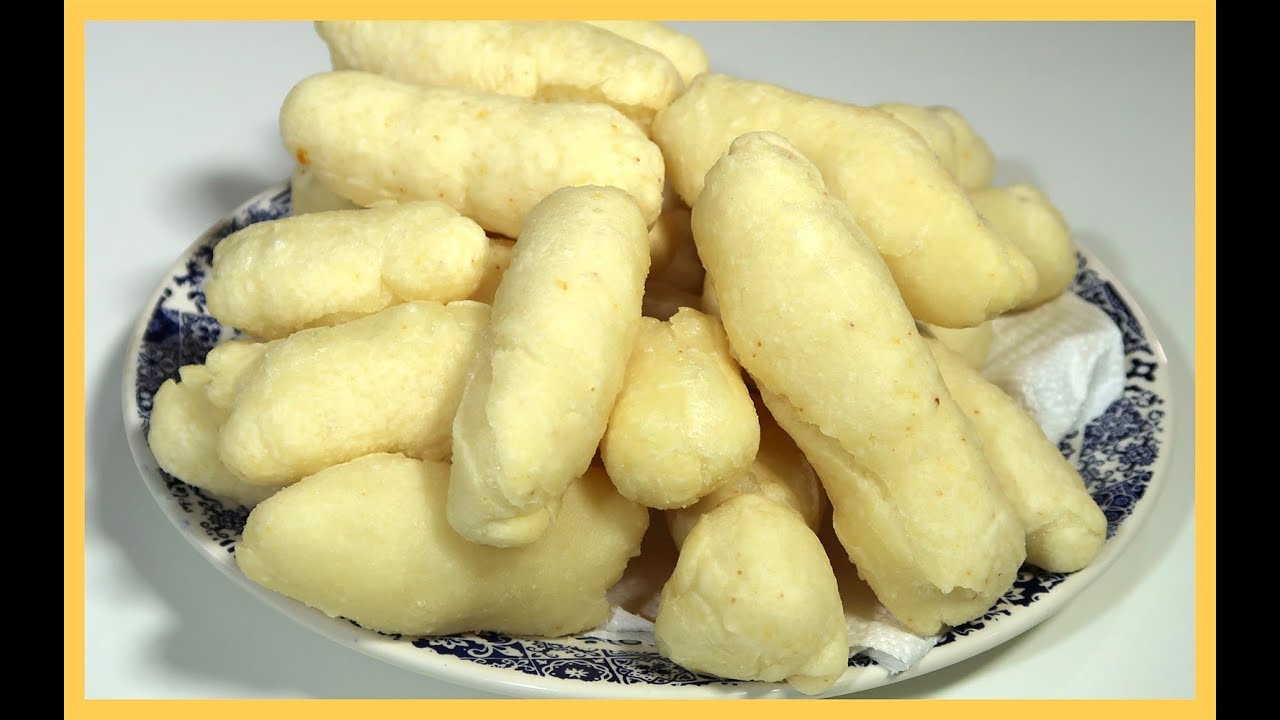 BISCOITO DE POLVILHO FRITO SEM ESTOURAR PASSO A PASSO