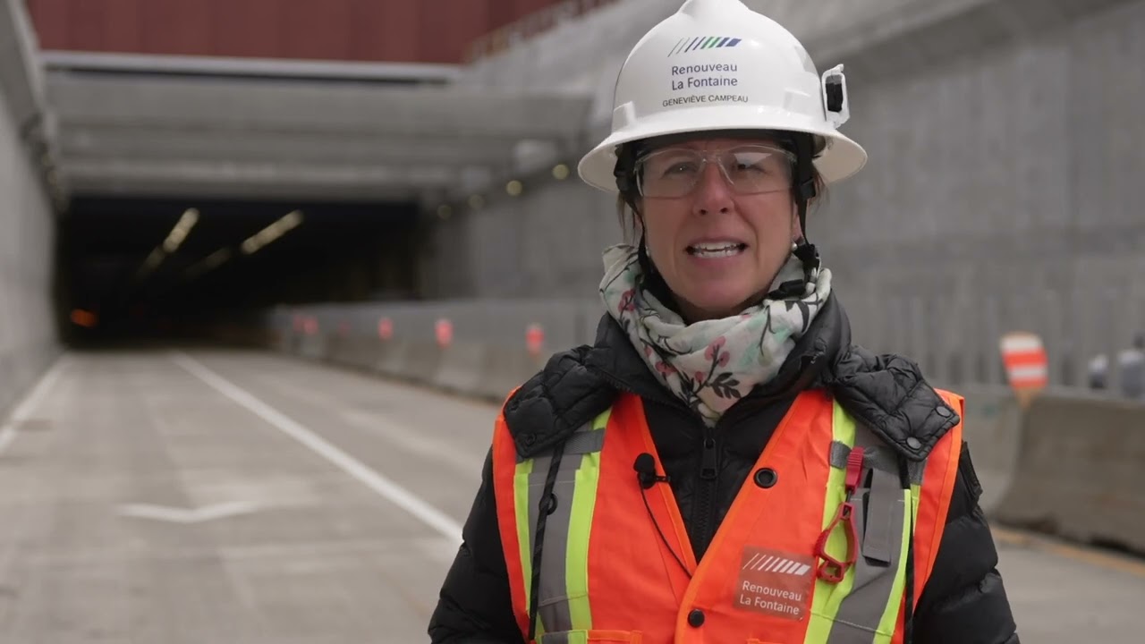 Tunnel Louis-Hippolyte-La Fontaine – Transfert de la circulation dans le tube rénové