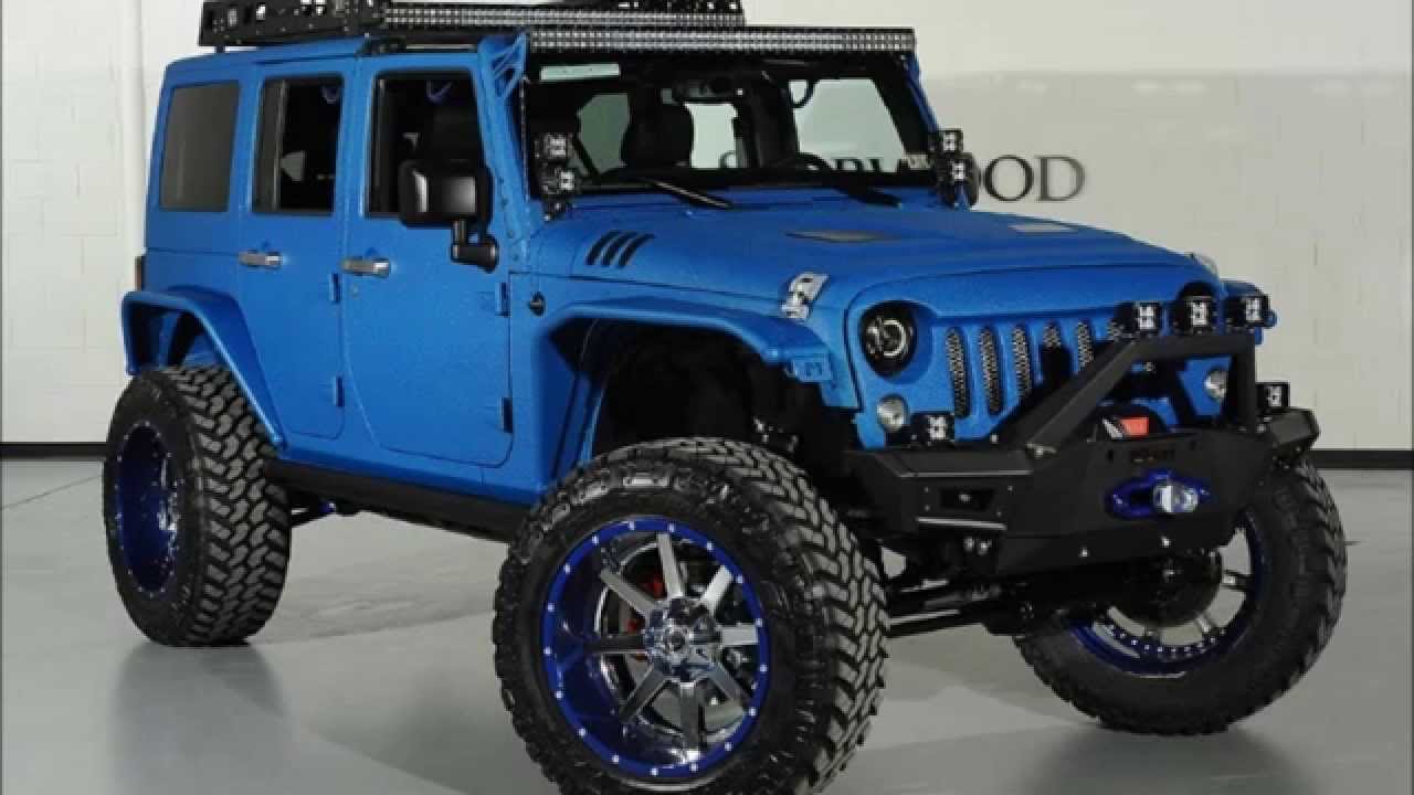 2014 Lifted  Jeep  Wrangler  Unlimited  Kevlar Coated SEMA 