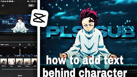 how to add text behind character on capcut (tutorial)