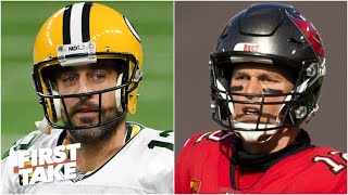 Will Aaron Rodgers or Tom Brady be the more important in the NFC playoffs? | First Take