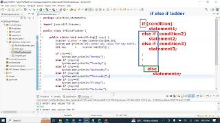 |Java If Else If Ladder|