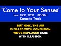 Come to your senses from tick tick boom  karaoke track with lyrics on screen