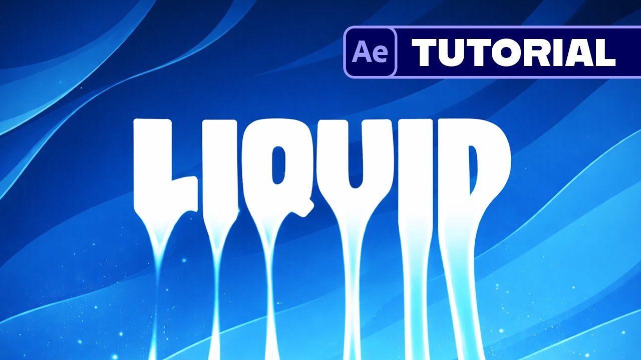 Create A Dripping Text Animation In After Effects Without Plug-Ins ...