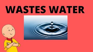 Stop Wasting Water, Caillou Season 7, Episode 1