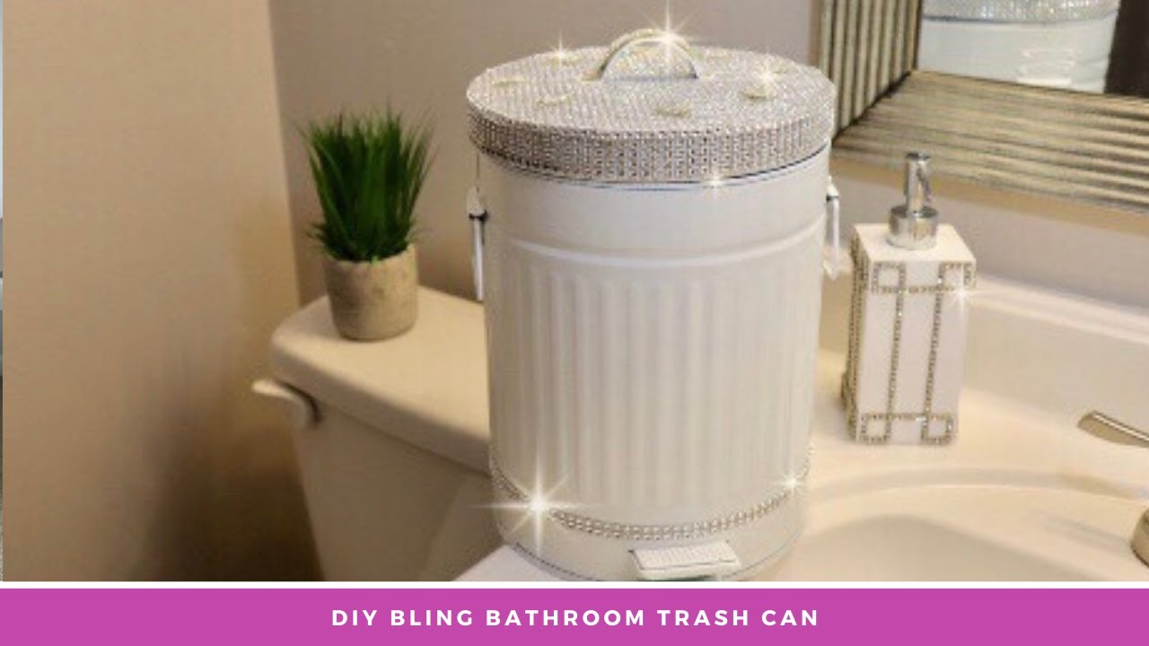 DIY CHANEL BATHROOM WASTE BIN 