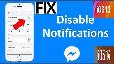Double Notifications on Facebook and Messenger on iPhone in iOS 14 Solved