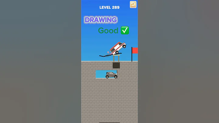Mind-bending draw bridge puzzle solution level 289 #gameplay #drawing #shorts
