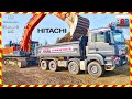 Hitachi zx490  man mercedesbenz trucks heilbronn 2024  hitachiexcavator