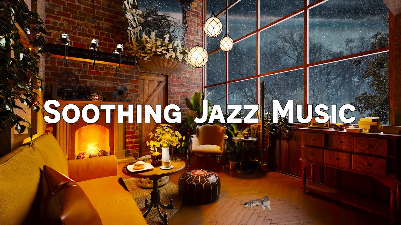 Soothing Jazz Music & Cozy Coffee Shop Ambience ☕ Relaxing Jazz