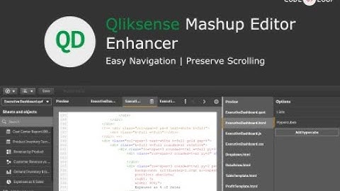 Qliksense Mashup Editor Enhancer - Chrome Extension