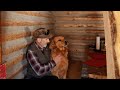 Building a Bench with Hidden Storage and Room to Sleep | How to Build a Log Cabin, Ep16