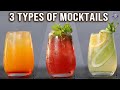 3 Quick &amp; Easy Homemade #Mocktails | Non-Alcoholic Drinks For Date Nights, Get-Together, Parties