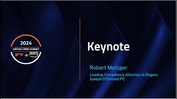 2024 CMMC Summit Keynote