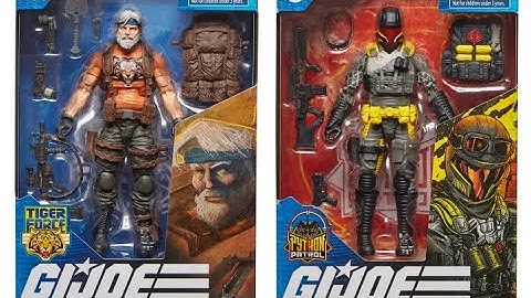 GiJoe 💥 Classified 💥 Tiger Force Outback & Python Patrol Viper Unboxing & Review