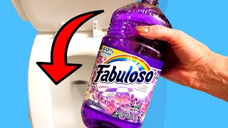 💥(AMAZING) Put Fabuloso in your toilet tank and WATCH WHAT HAPPENS