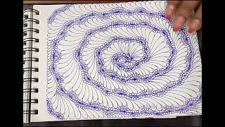 Doodle art ideas.Calm your mind,must try this,test your patience #art#penart#doodleart#drawing#viral