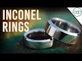 Making 2 Inconel Wedding Rings on a Lathe