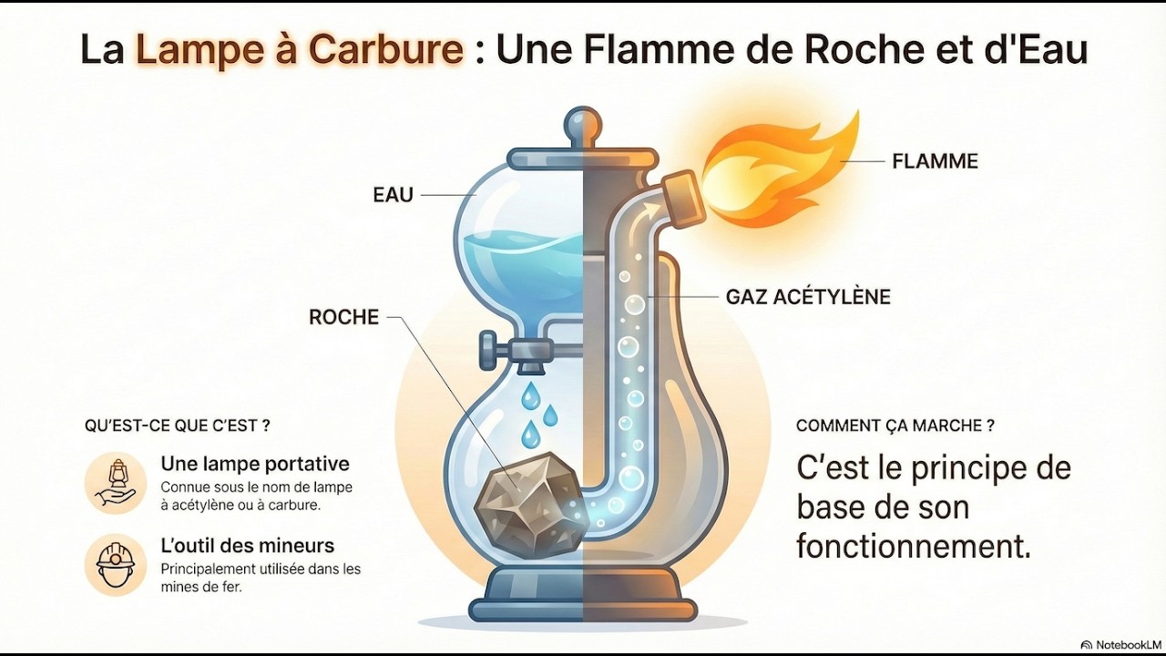 La Lampe à carbure - D'Karbidsluucht - The Carbide lamp - Die Karbidlampe