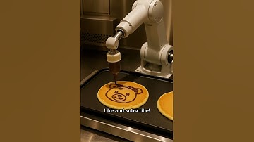 Robot Pancake Art! 🥞🤖 #FactoryAutopilot #FoodAutomation #PancakeRobot