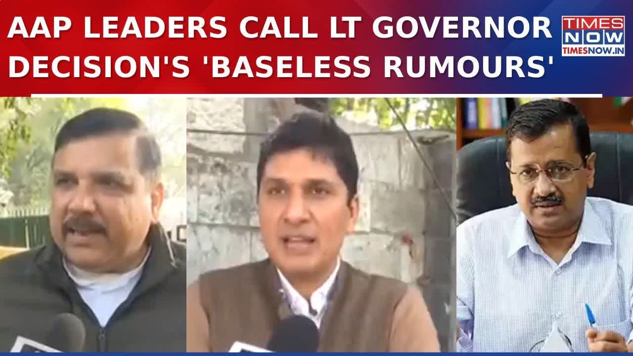 Delhi AAP Leaders Express Rage Over L-G's Nod To 'Prosecute' Kejriwal ...