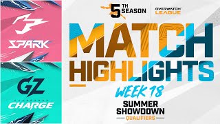 @HangzhouSpark vs @GZCharge  | Summer Showdown Qualifiers Highlights | Week 18 Day 2