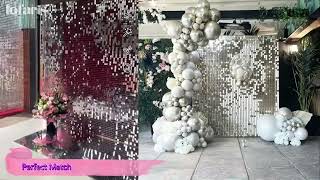 Best Looking Party Shimmer Wall Backdrop Panels Favor For Graduation Bridal Shower