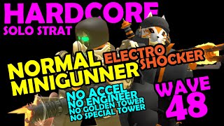 tds minigunner rework halloween 2023 Solo Hardcore Grind Gems tds with Electroshocker