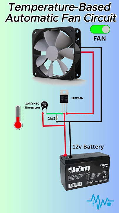 π‘οΈ Automatic Temperature Controlled Fan | Circuit Diagram   #electronicsprojects #fan #automation
